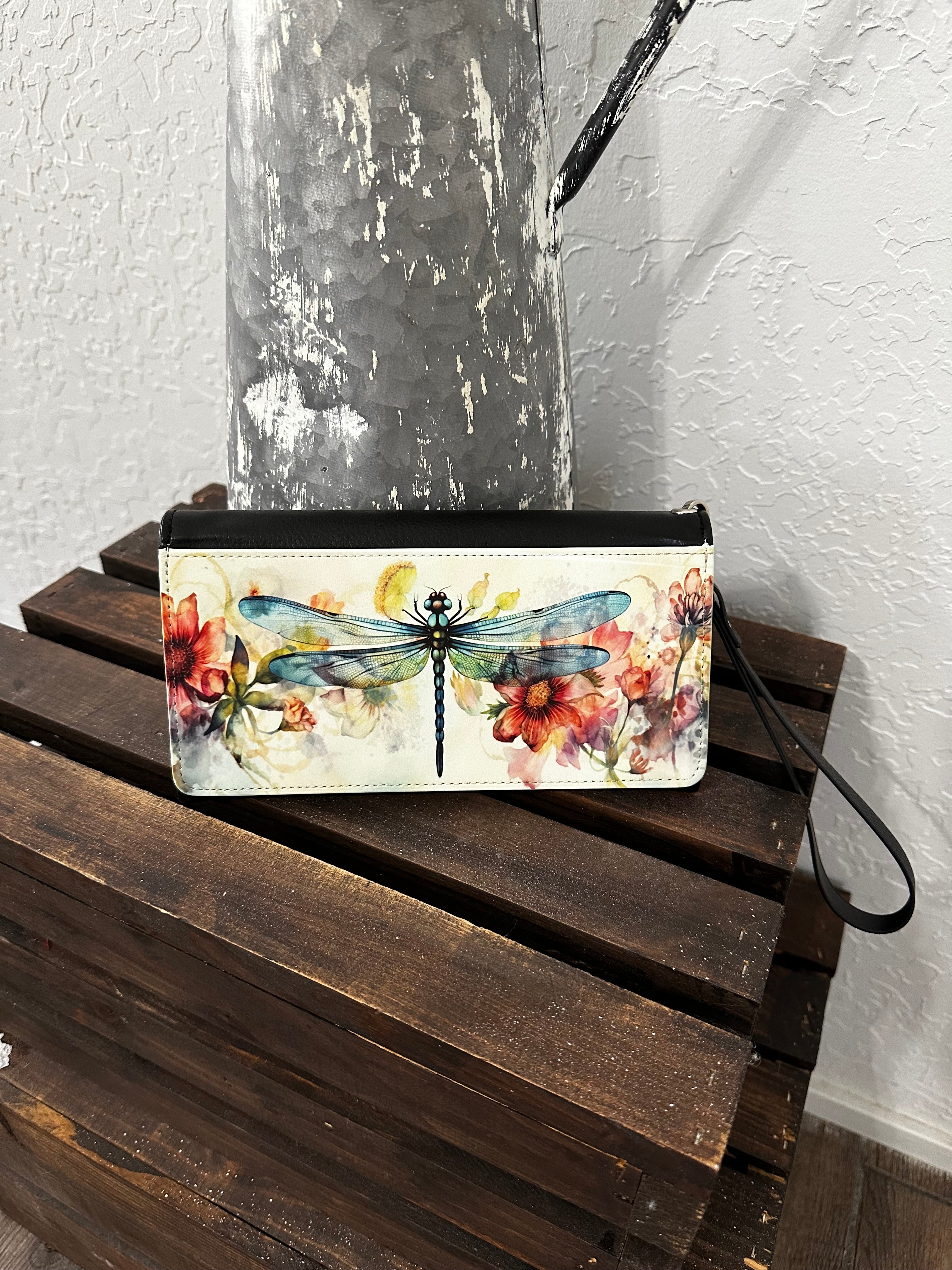 Dragonfly Wristlet Wallet