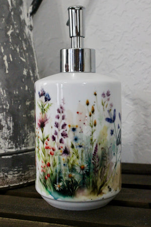 Wildflower Soap/Lotion Dispenser