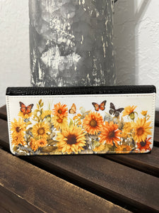 Sunflower Butterfly Wallet