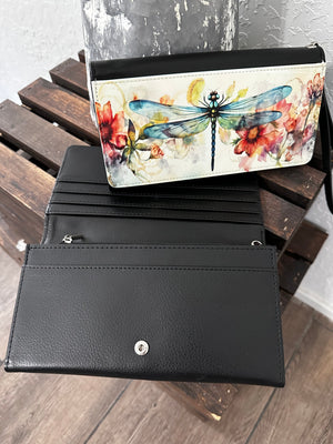 Dragonfly Wristlet Wallet