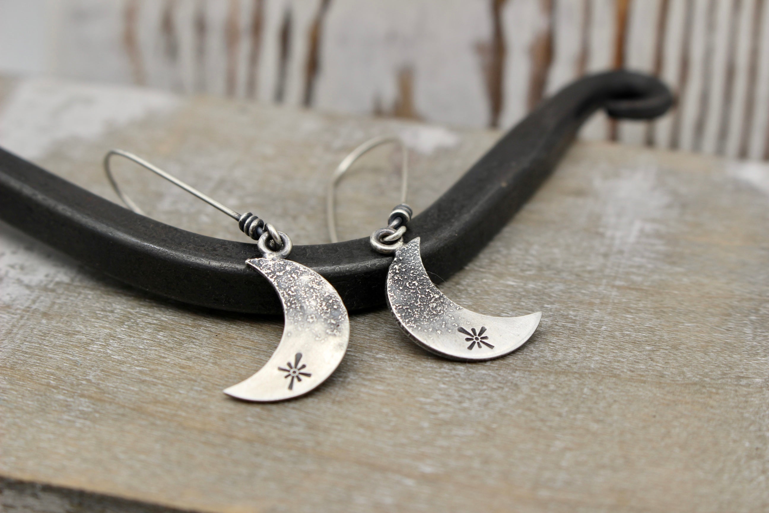 Stardust Moon Earrings