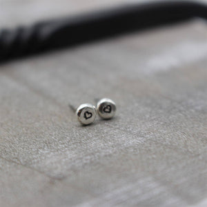 Small silver studs